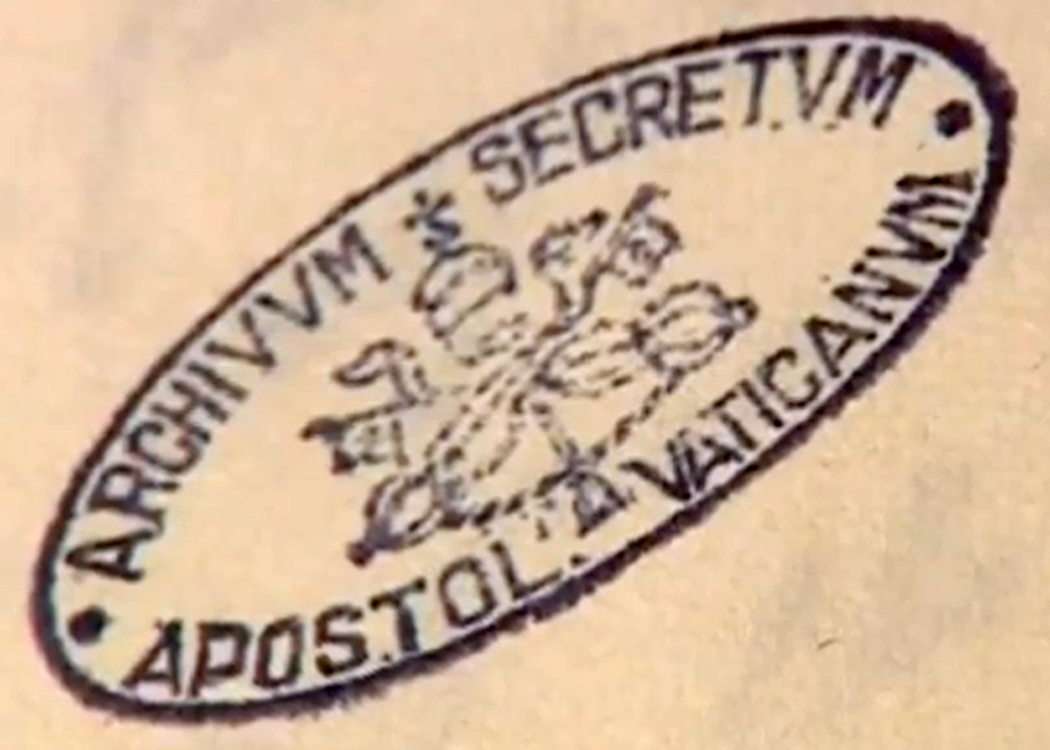 stamp-from-a-doc-in-vatican-secret-archive