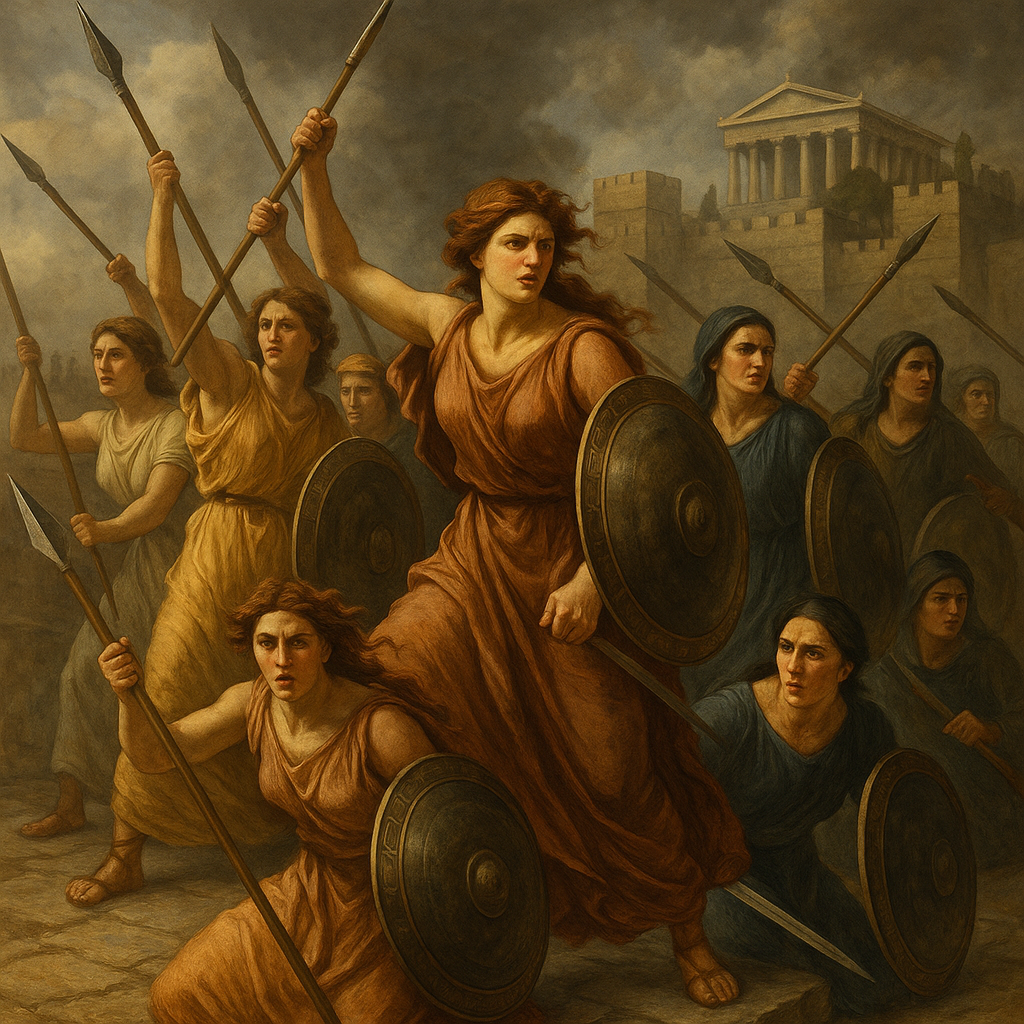 Οἱ γυναῖκες τοῦ Ἄργους ὑπερασπίζονται τὴν πόλη